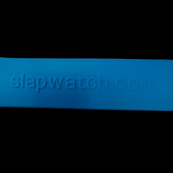 VINTAGE AUTHENTIC BLUE SLAP WATCH NEVER WORN! Like new - Picture 6 of 7